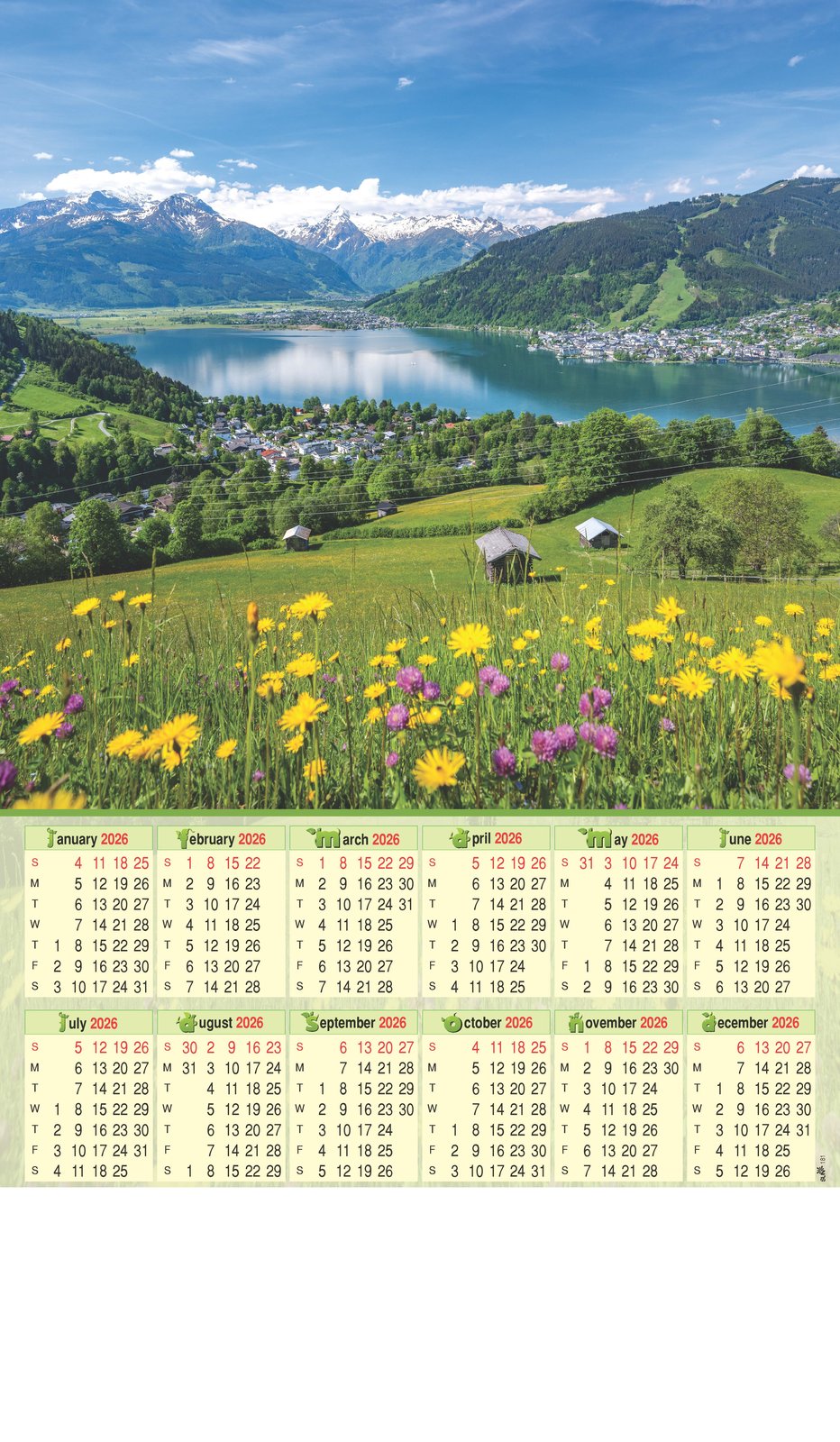 Nature's Treat Wall Calendar