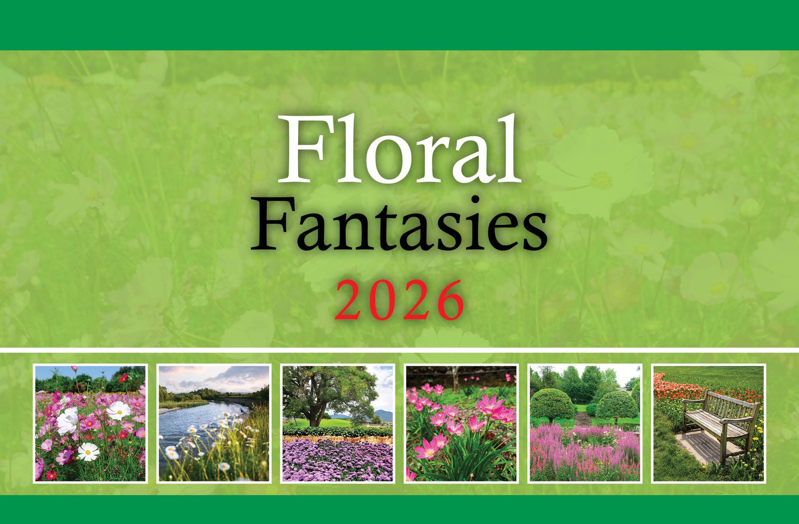 Floral Fantasies Desk Calendar