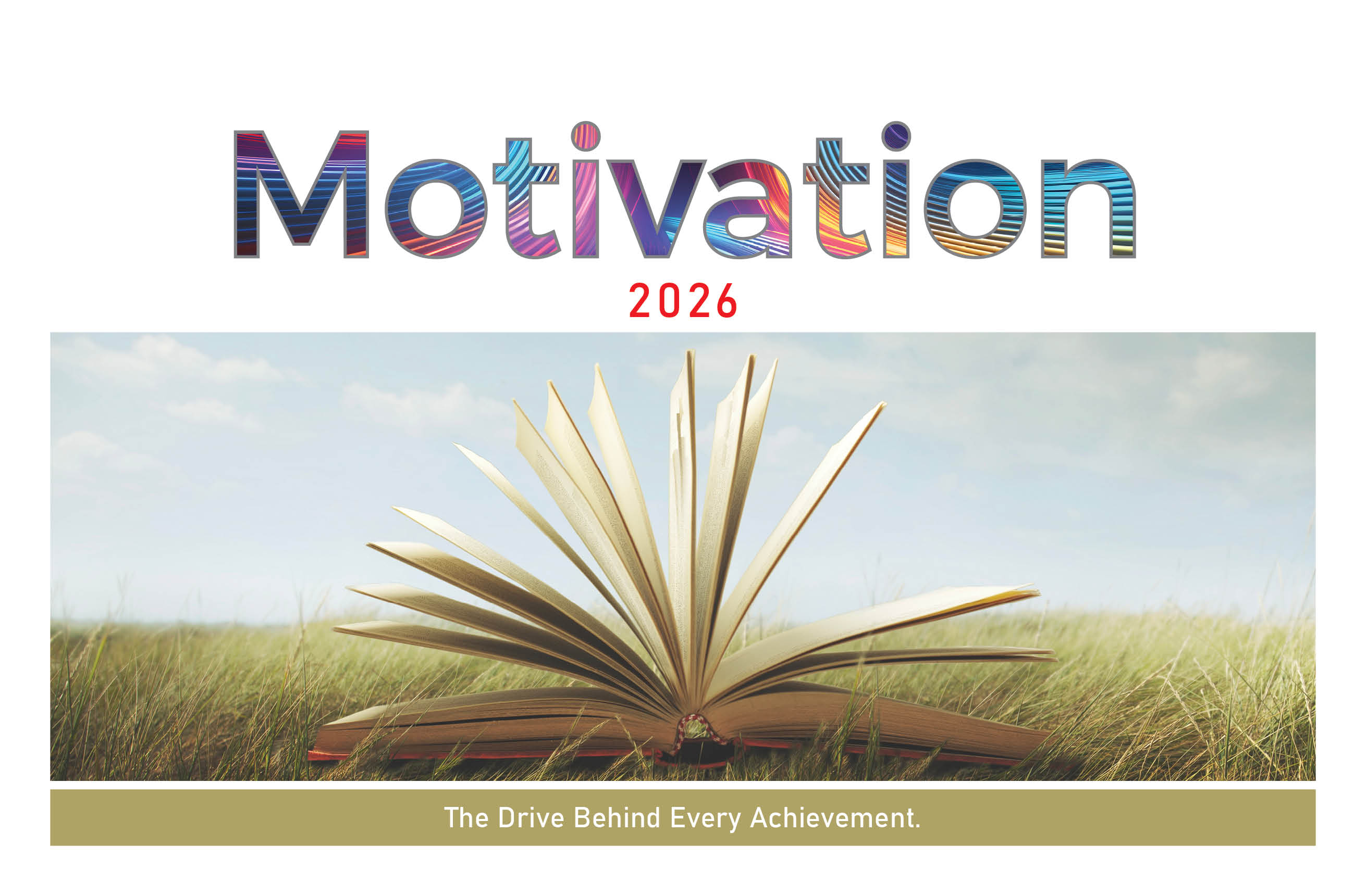 Spiral-bound desk calendar