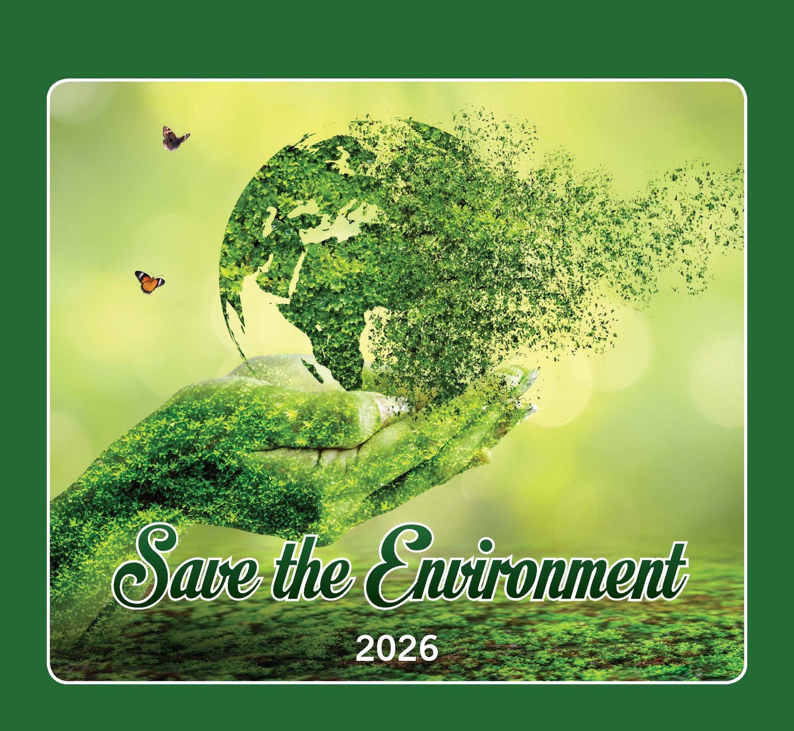 Save the Environment Desk Calendar