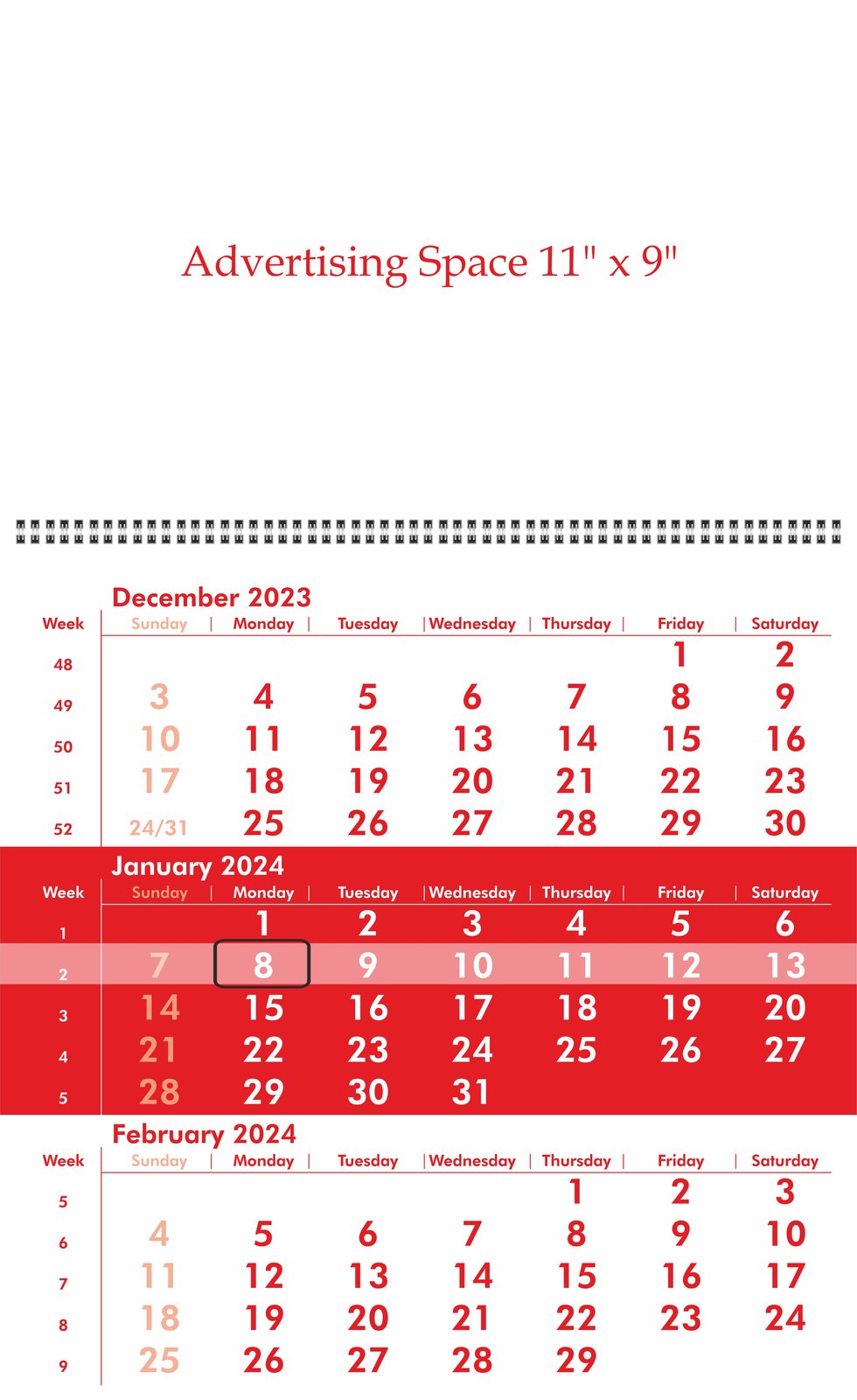 Wall Shipping Calendar thumbnail 2