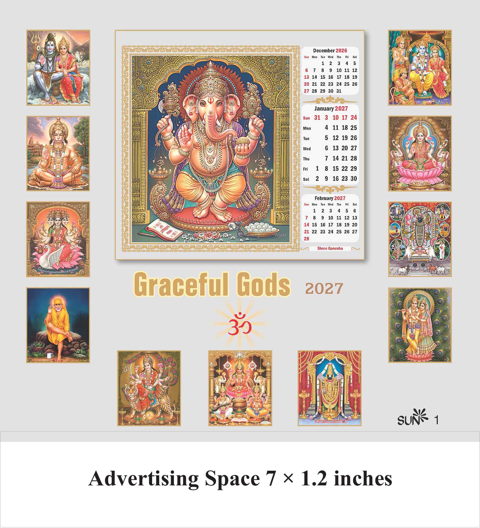 Graceful Gods Desk Calendar thumbnail 14