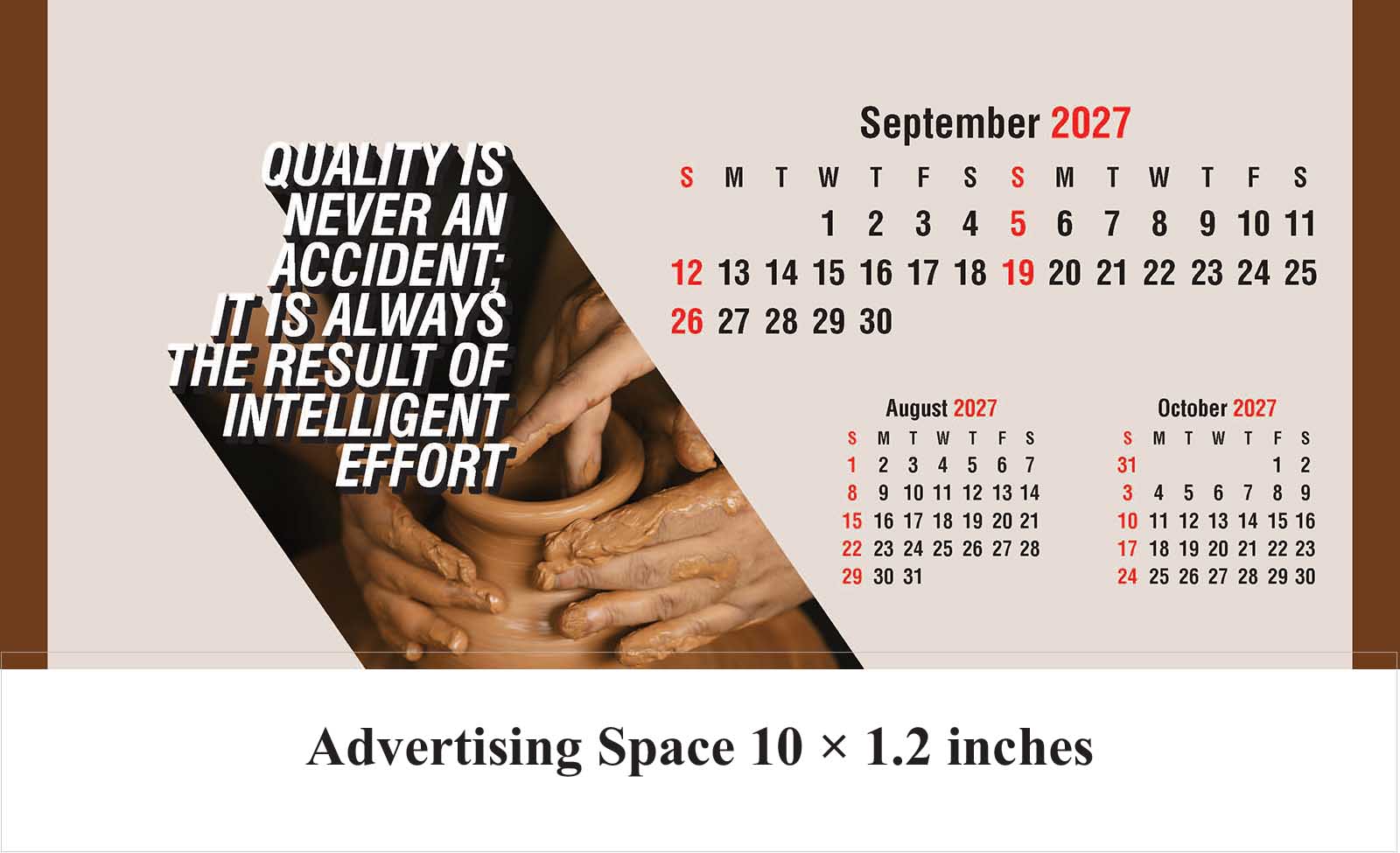 Think Bold Live Different Desk Calendar thumbnail 10