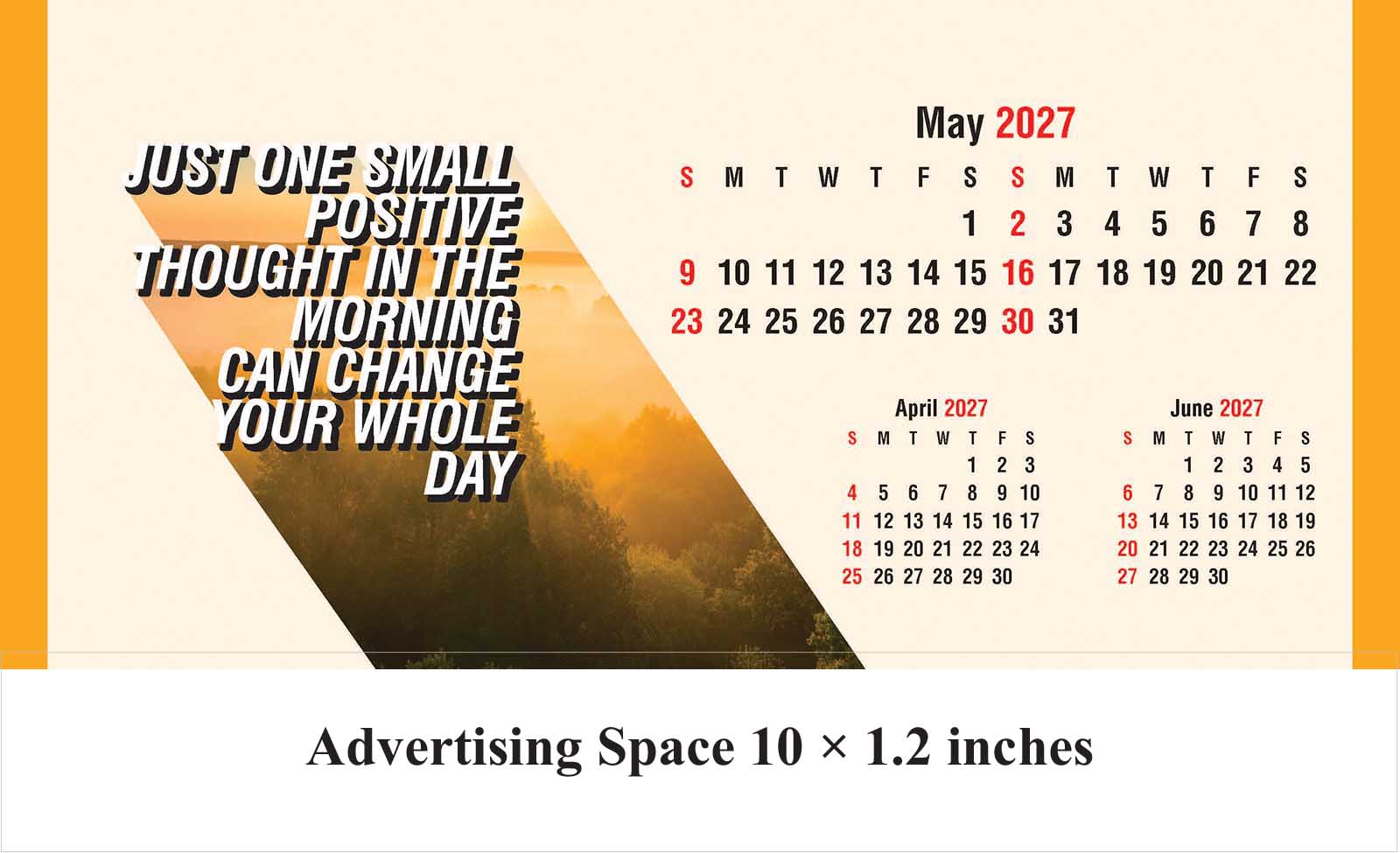 Think Bold Live Different Desk Calendar thumbnail 6