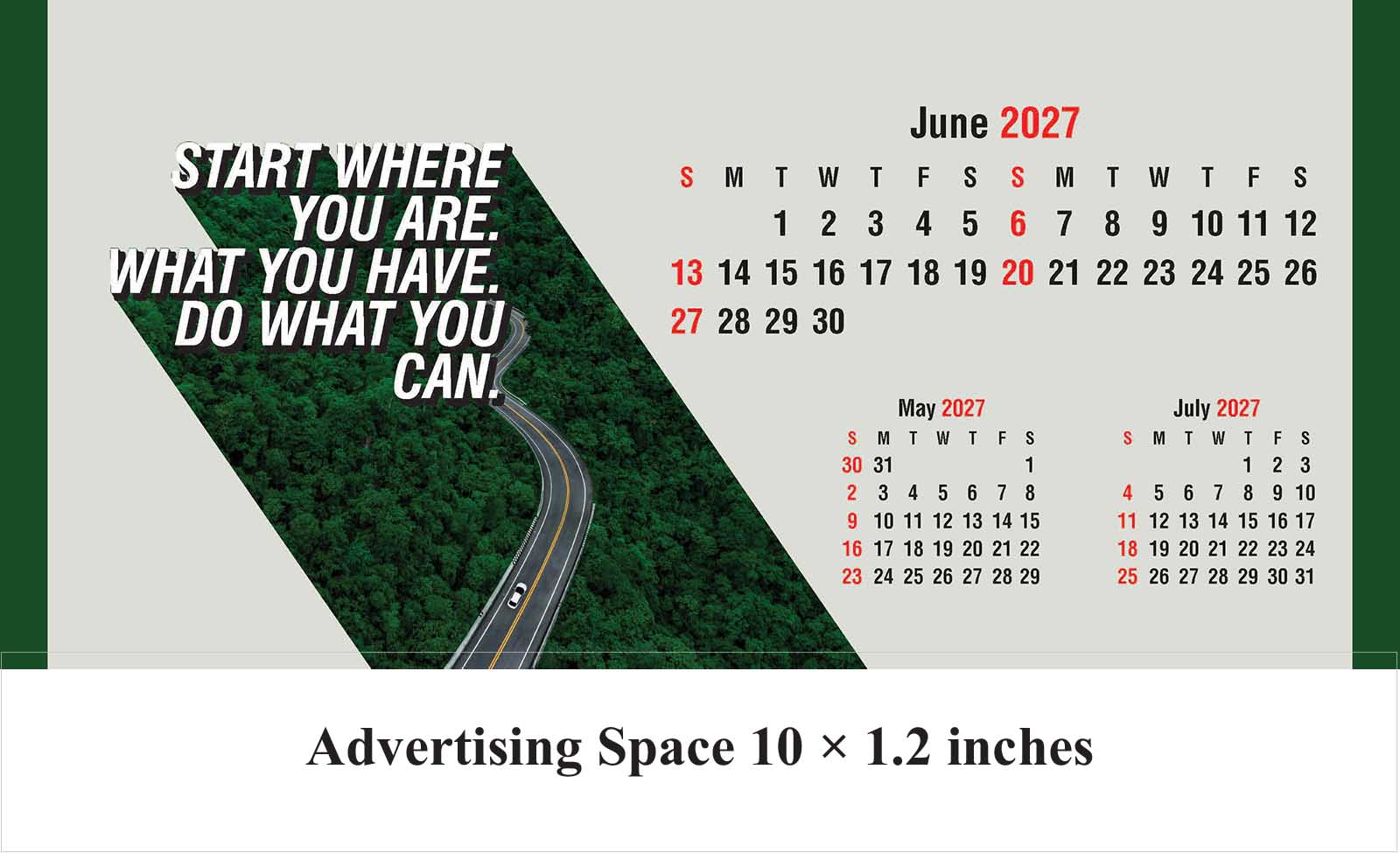 Think Bold Live Different Desk Calendar thumbnail 7