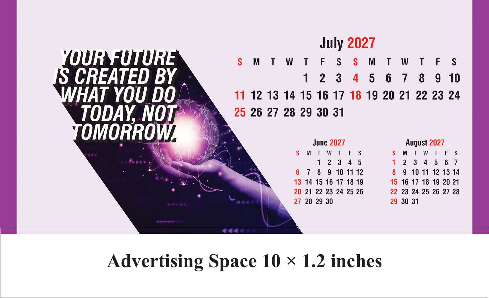 Think Bold Live Different Desk Calendar thumbnail 8