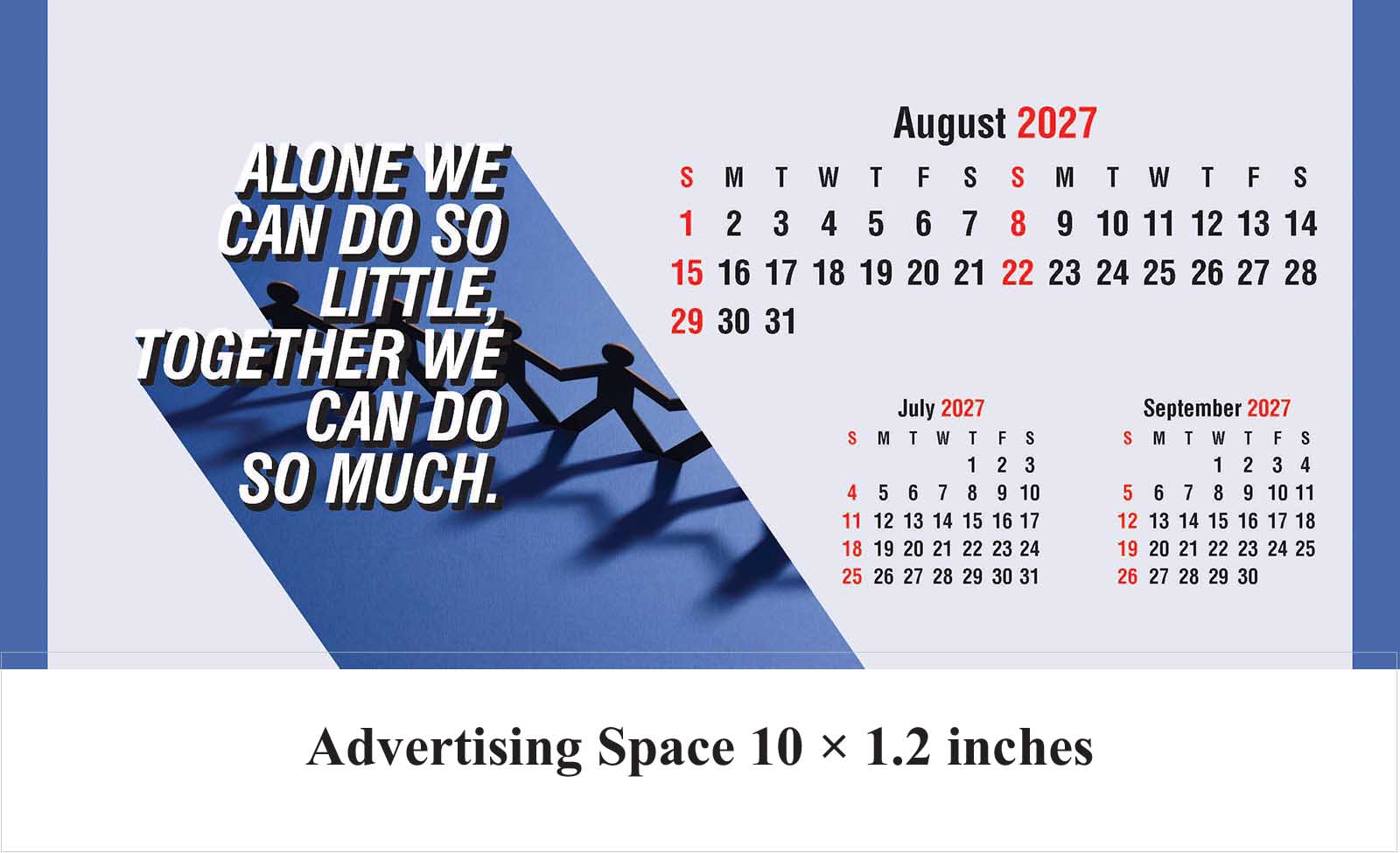 Think Bold Live Different Desk Calendar thumbnail 9