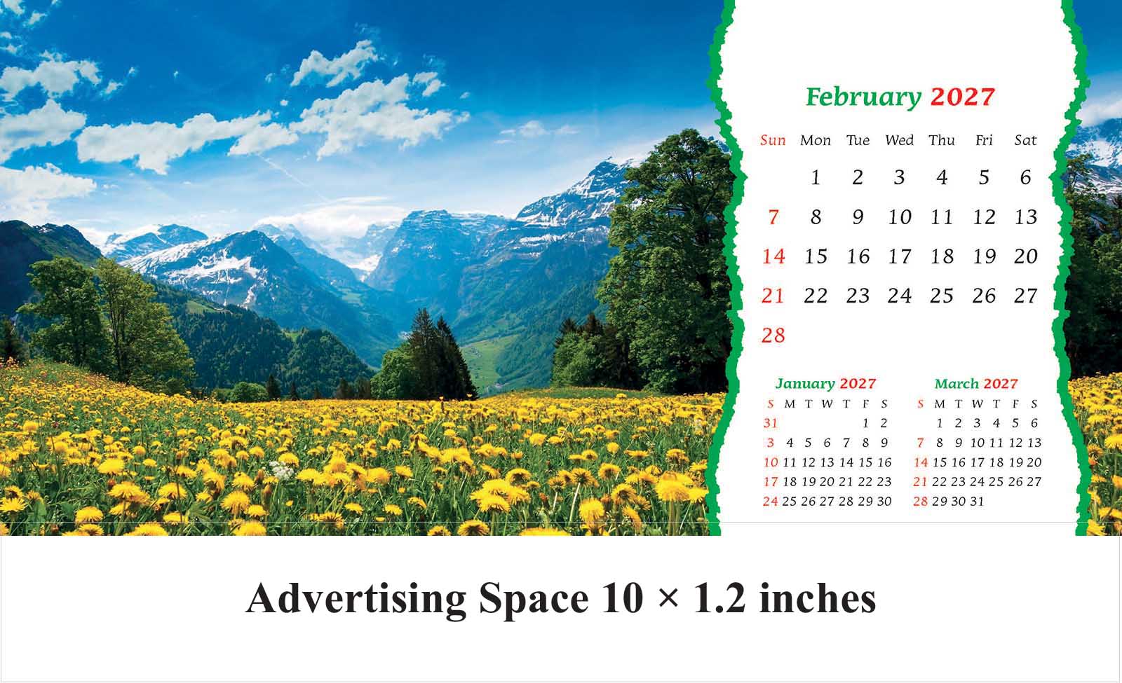 Nature Big Table Calendar thumbnail 3