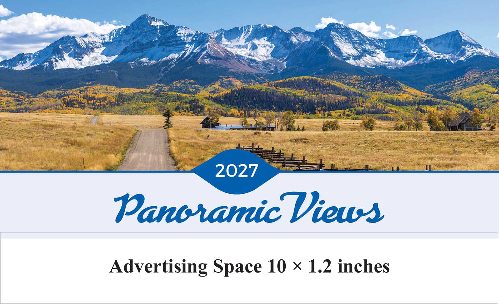 Panaromic Views Desk Calendar