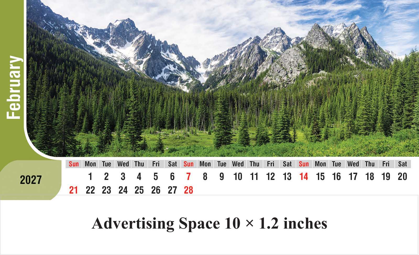 Panaromic Views Desk Calendar thumbnail 3