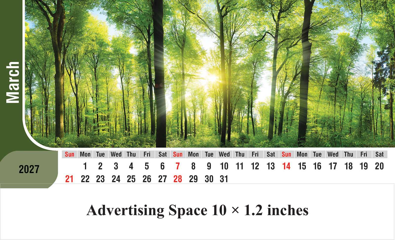 Panaromic Views Desk Calendar thumbnail 4