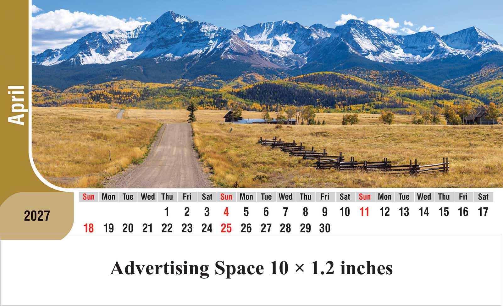 Panaromic Views Desk Calendar thumbnail 5