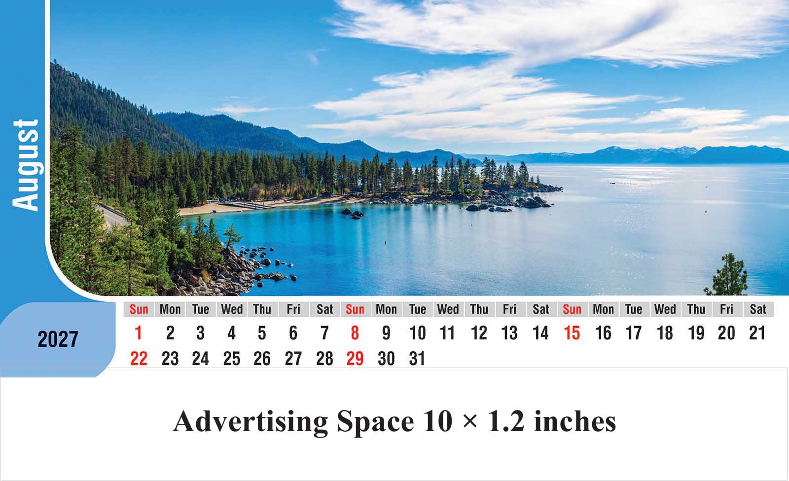 Panaromic Views Desk Calendar thumbnail 9
