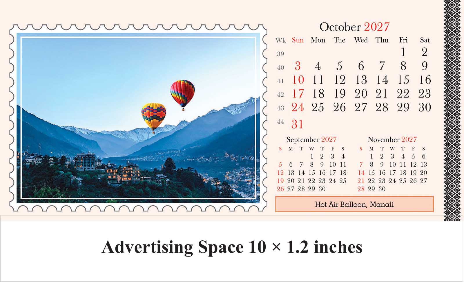 Incredible India Big Table Calendar thumbnail 11