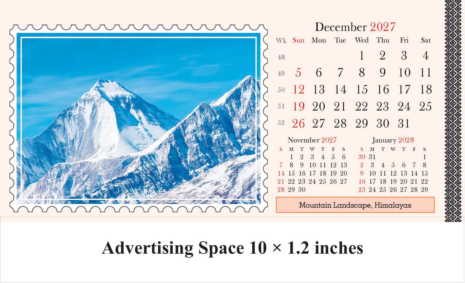 Incredible India Big Table Calendar thumbnail 13