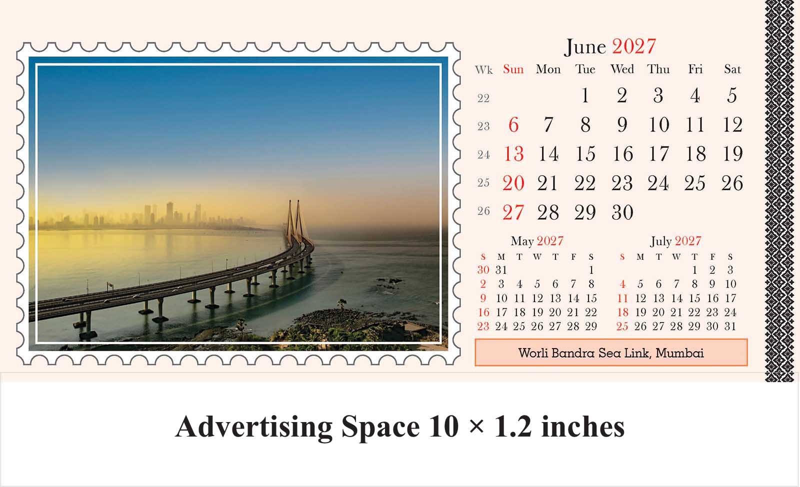 Incredible India Big Table Calendar thumbnail 7