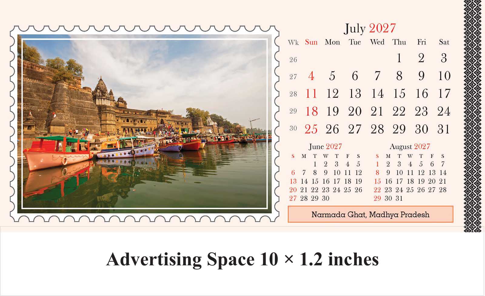 Incredible India Big Table Calendar thumbnail 8