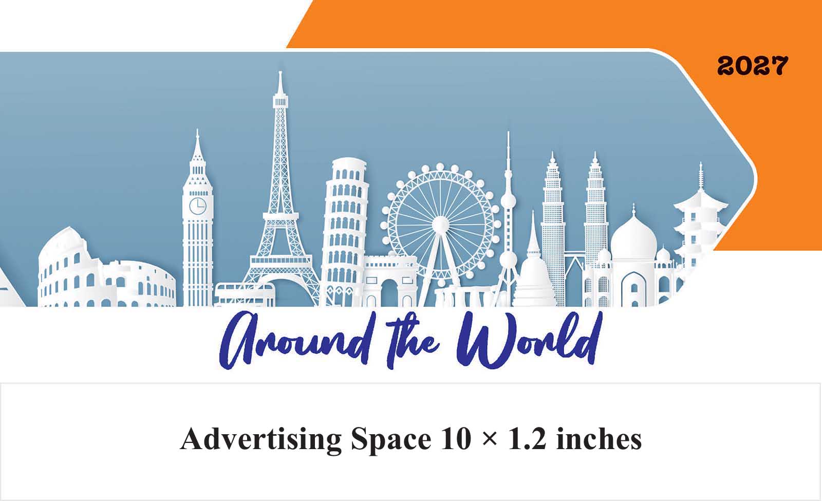 Around the World Desk Calendar