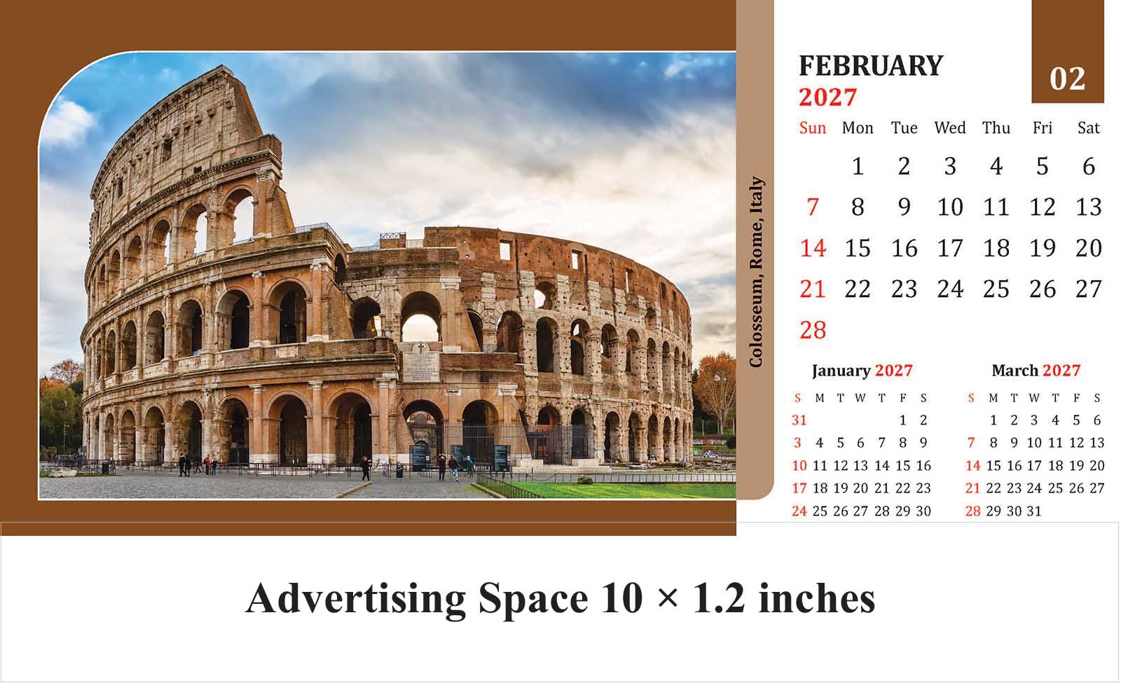 Wonders of the World Desk Calendar thumbnail 3