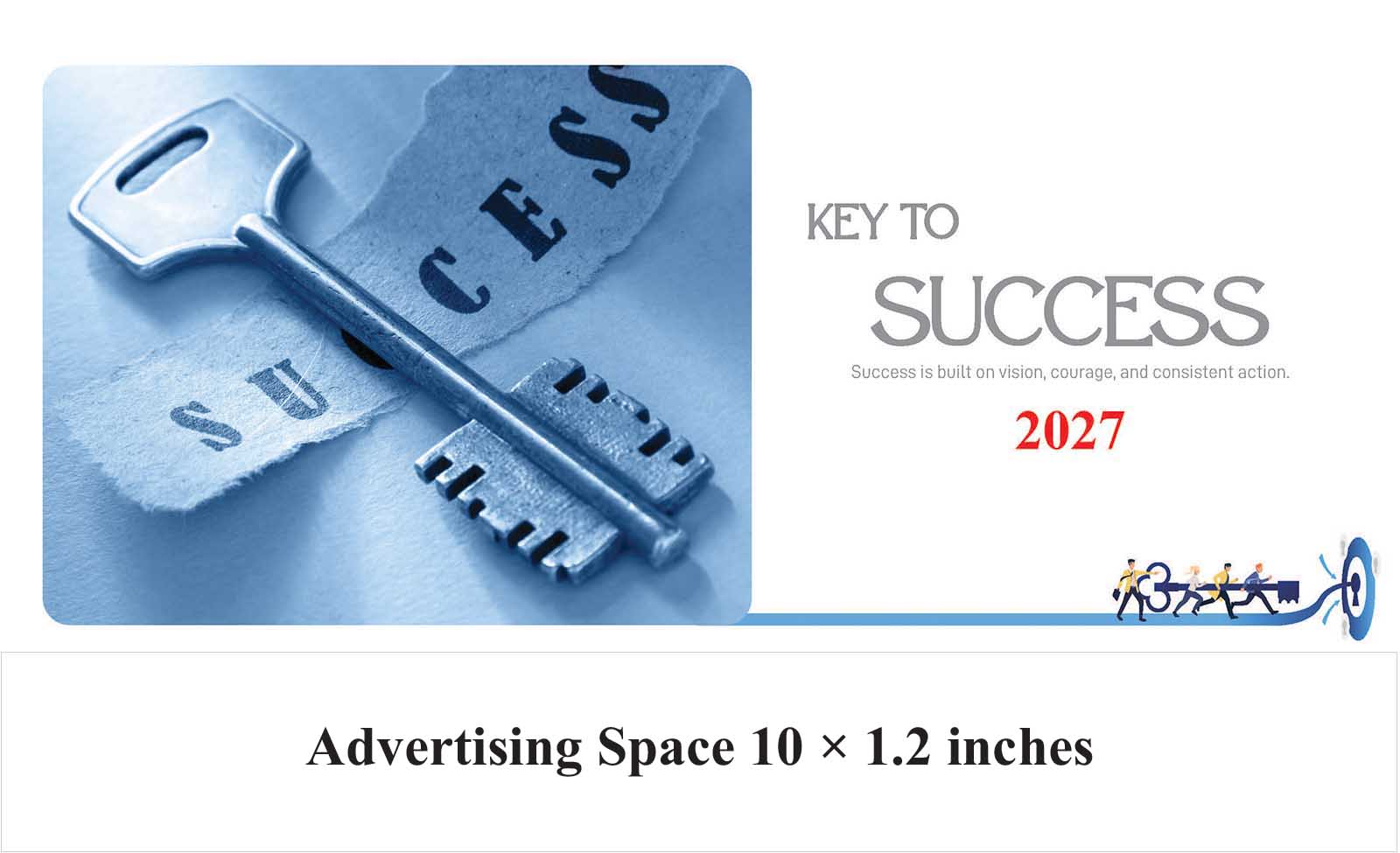 Key to Success Desk Calendar