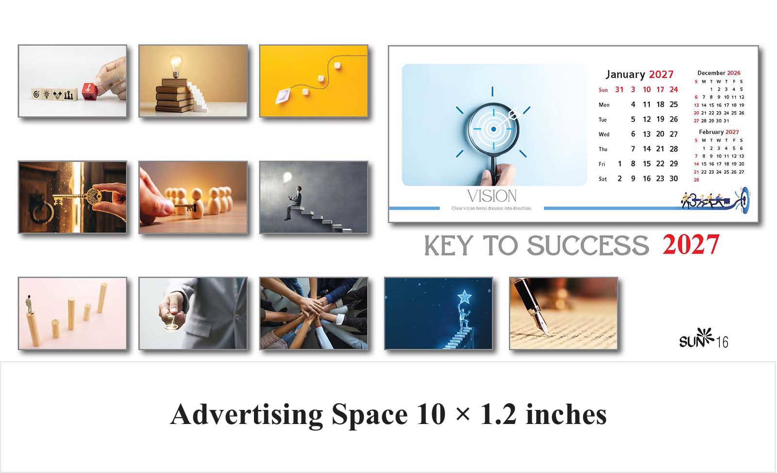 Key to Success Table Calendar thumbnail 14