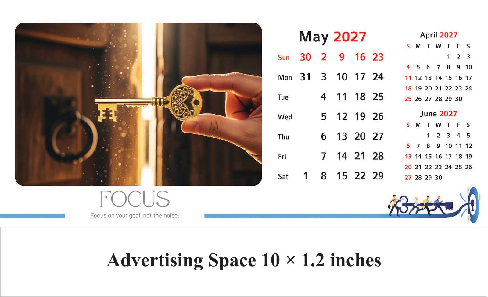 Key to Success Table Calendar thumbnail 6
