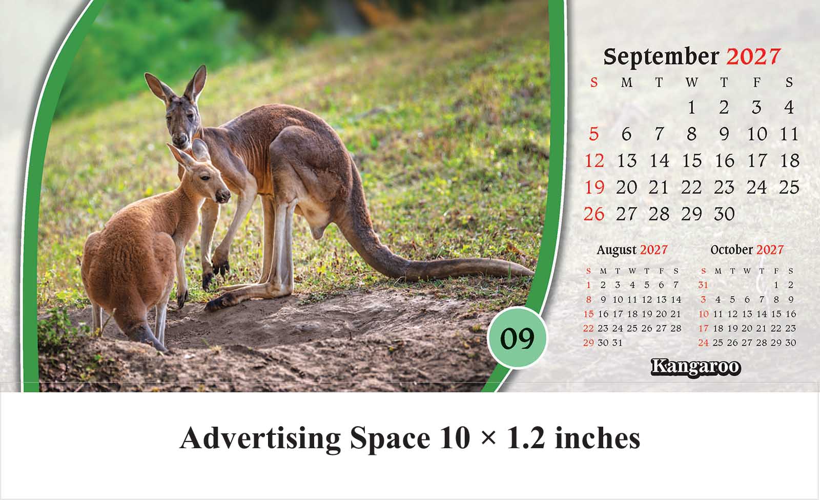 Safari Animals Desk Calendar thumbnail 10