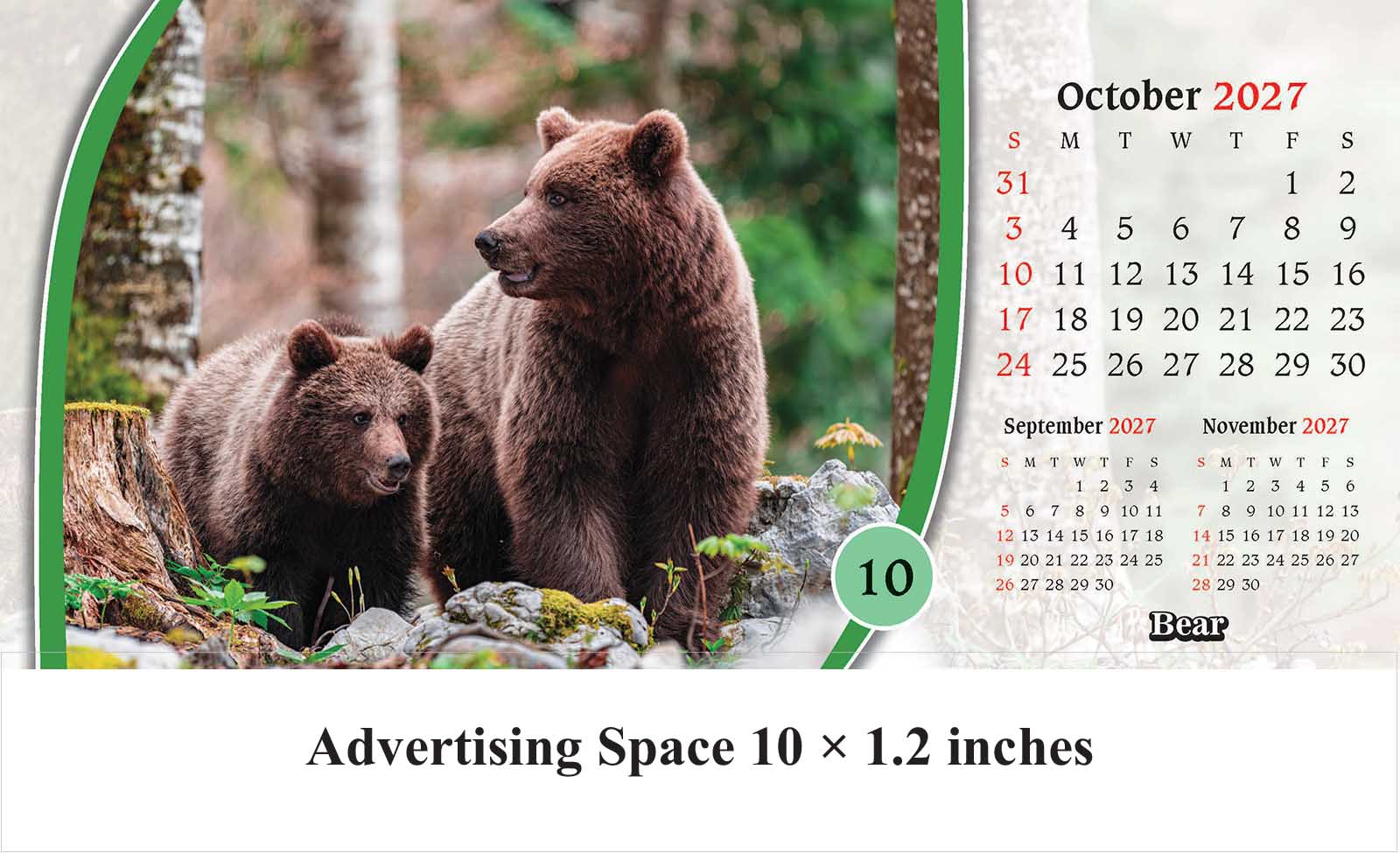 Safari Animals Desk Calendar thumbnail 11
