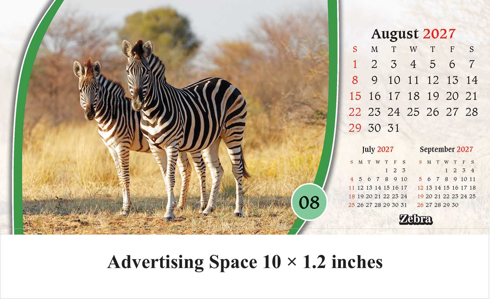 Safari Animals Desk Calendar thumbnail 9