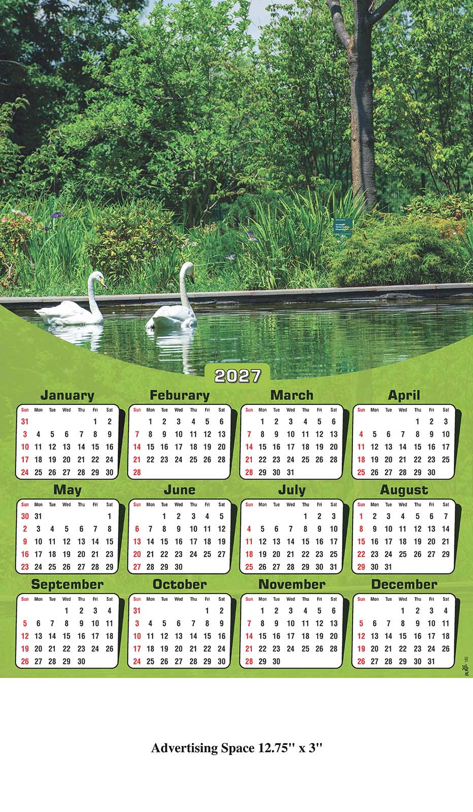 Go Green Wall Calendar