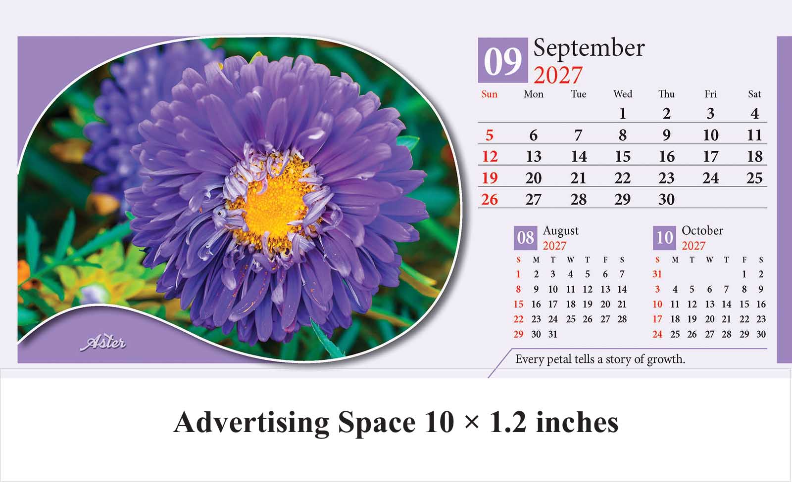 Flowers Desk Calendar thumbnail 10