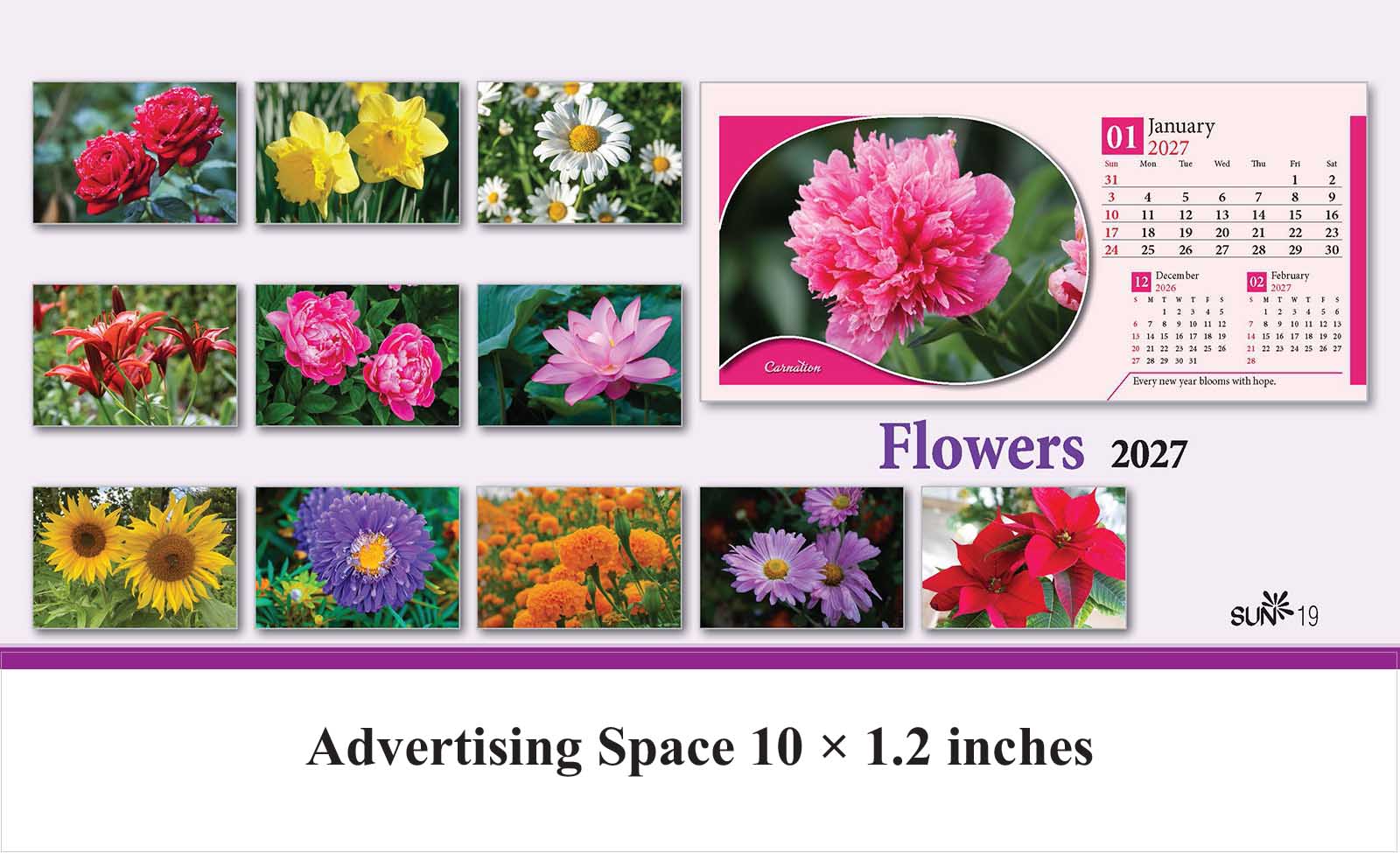 Flowers Desk Calendar thumbnail 14
