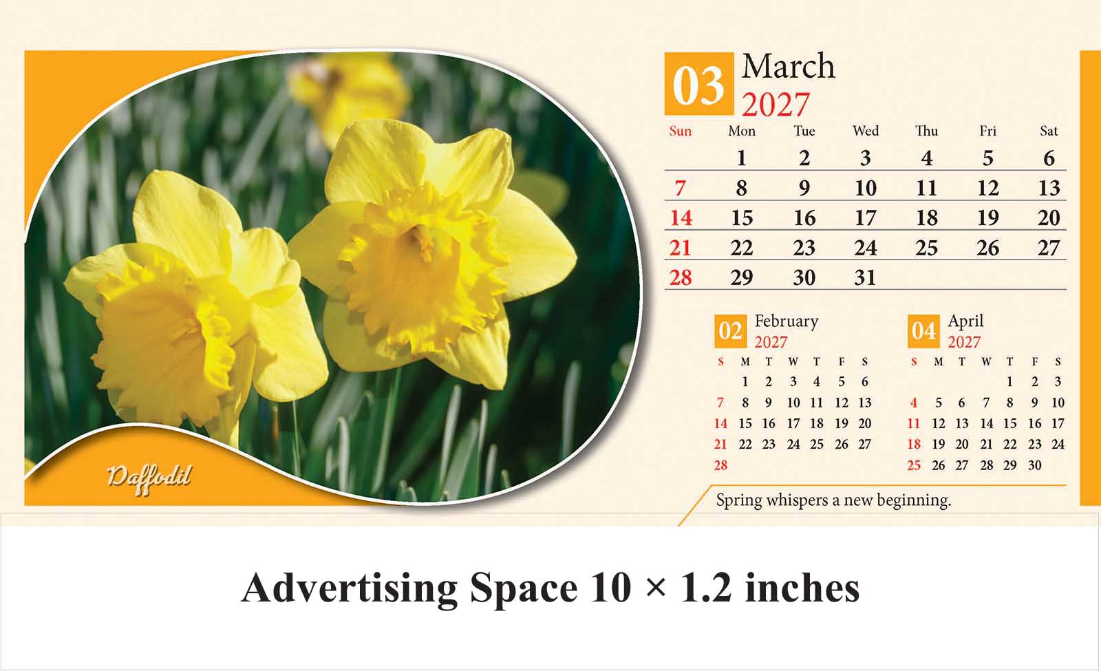 Flowers Desk Calendar thumbnail 4
