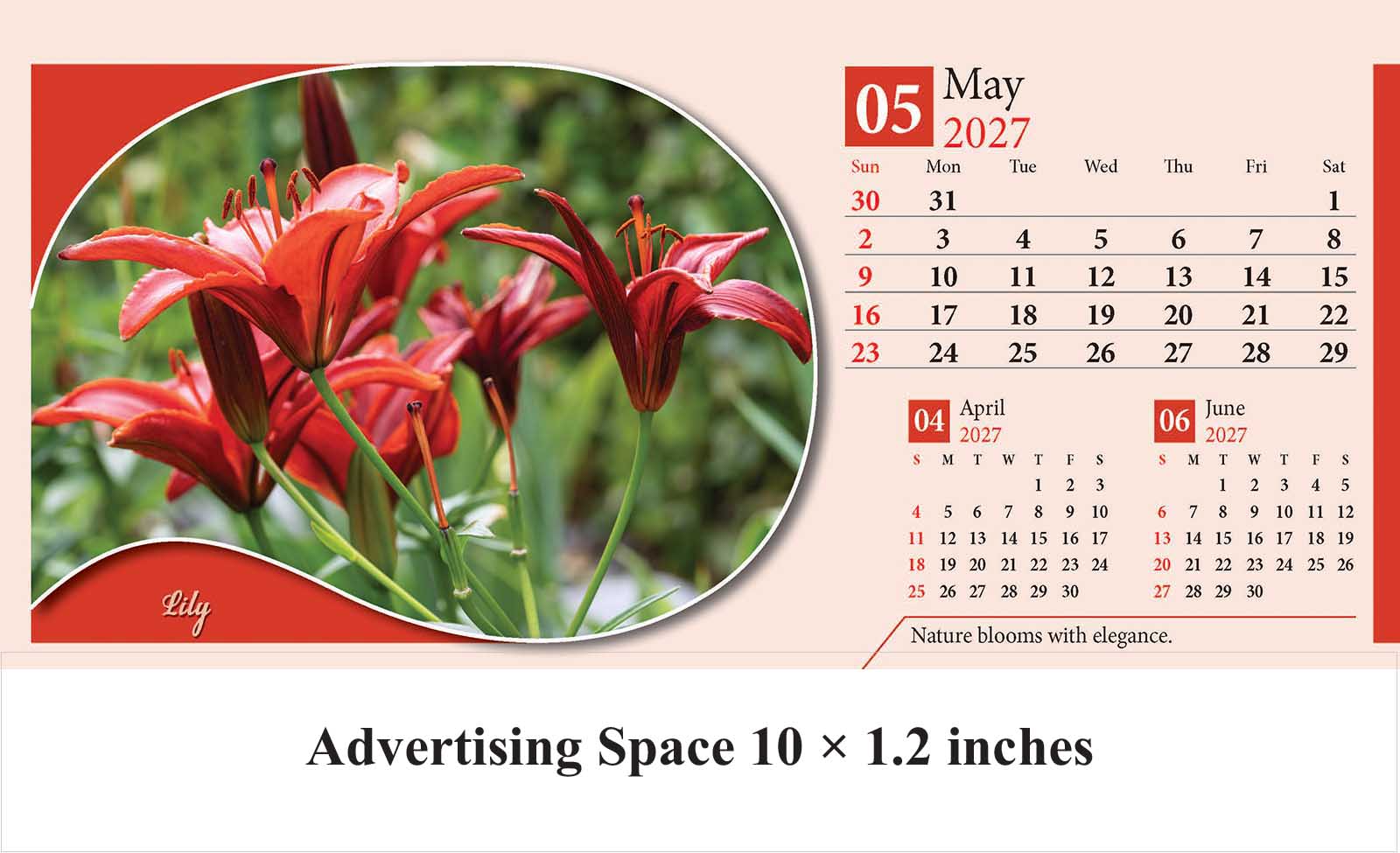 Flowers Desk Calendar thumbnail 6