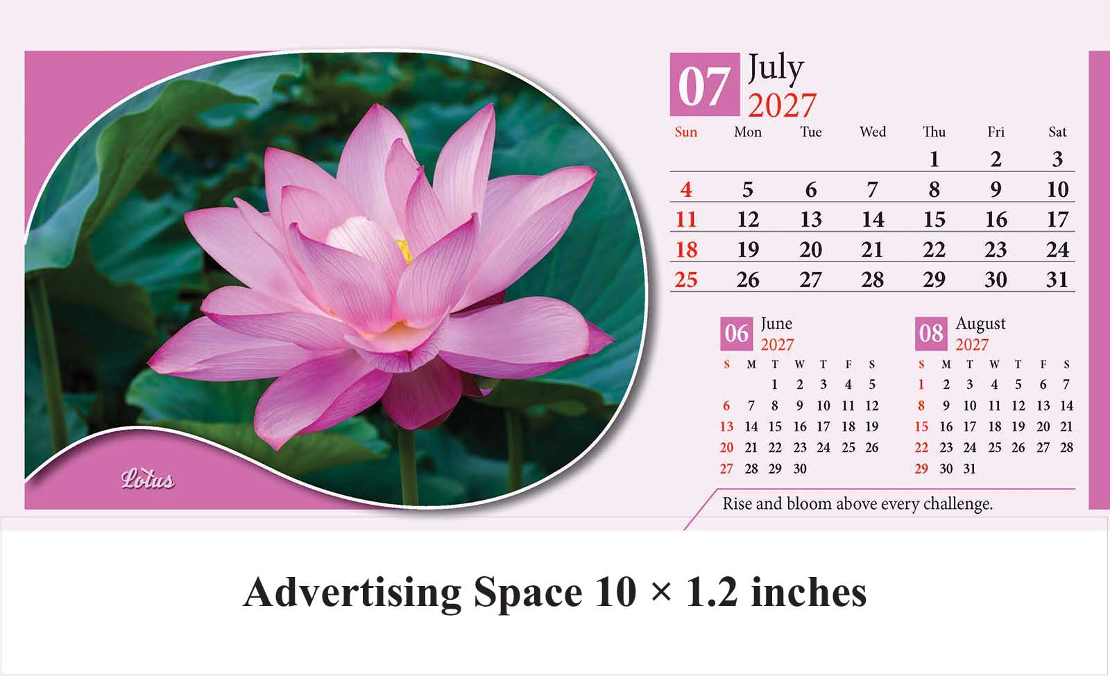 Flowers Desk Calendar thumbnail 8