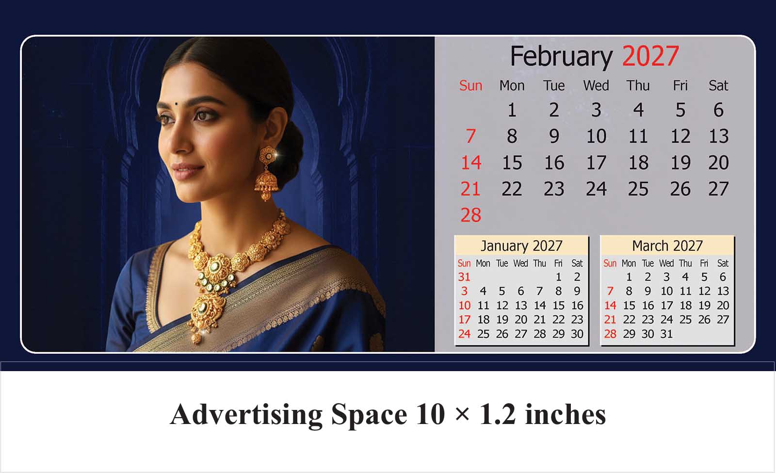 Jewellery Desk Calendar thumbnail 3