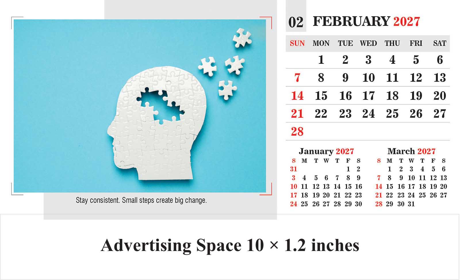 Inspire Big Table Calendar thumbnail 3