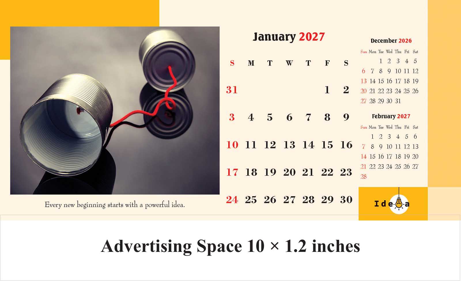 Ideas Big Table Calendar thumbnail 2