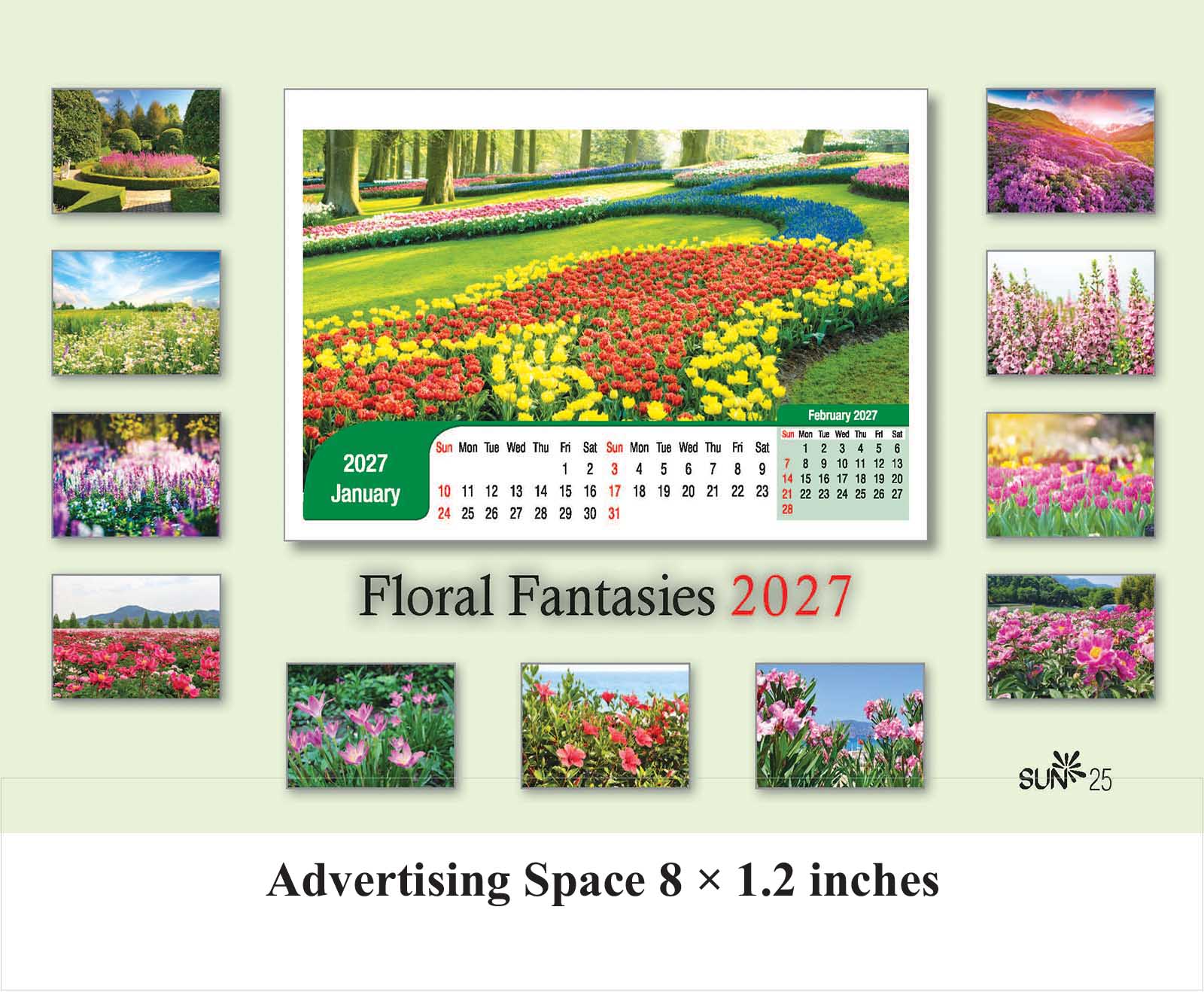 Flowering Fantasies Desk Calendar thumbnail 14