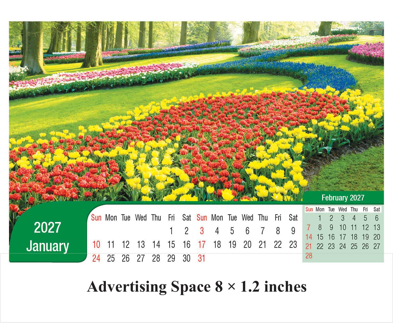 Flowering Fantasies Desk Calendar thumbnail 2