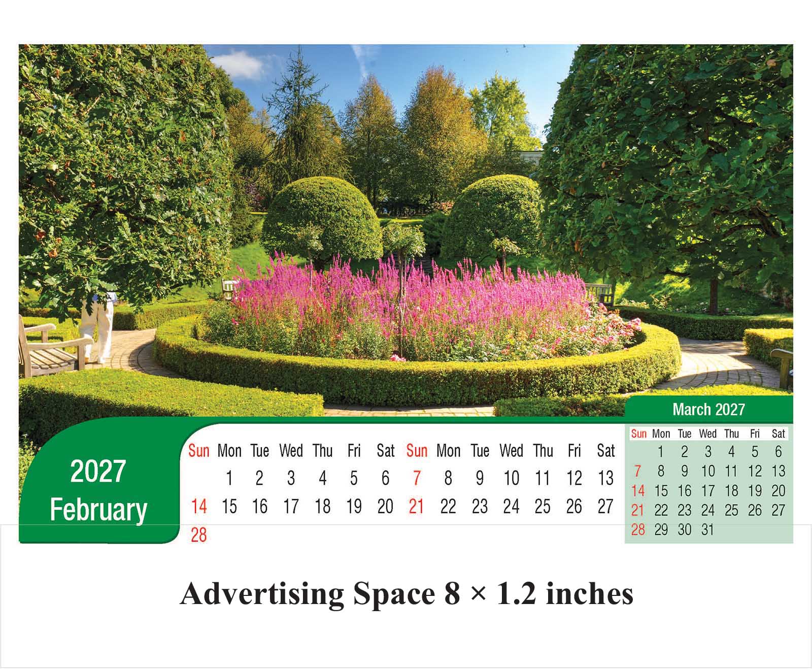 Flowering Fantasies Desk Calendar thumbnail 3