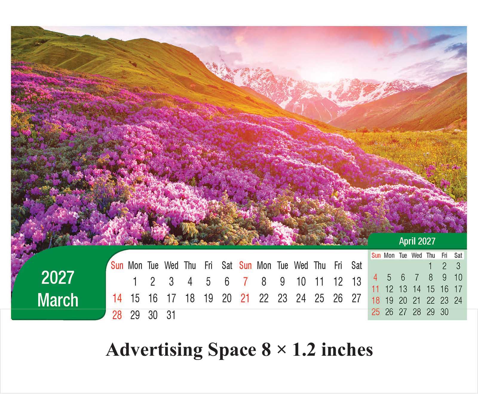 Flowering Fantasies Desk Calendar thumbnail 4