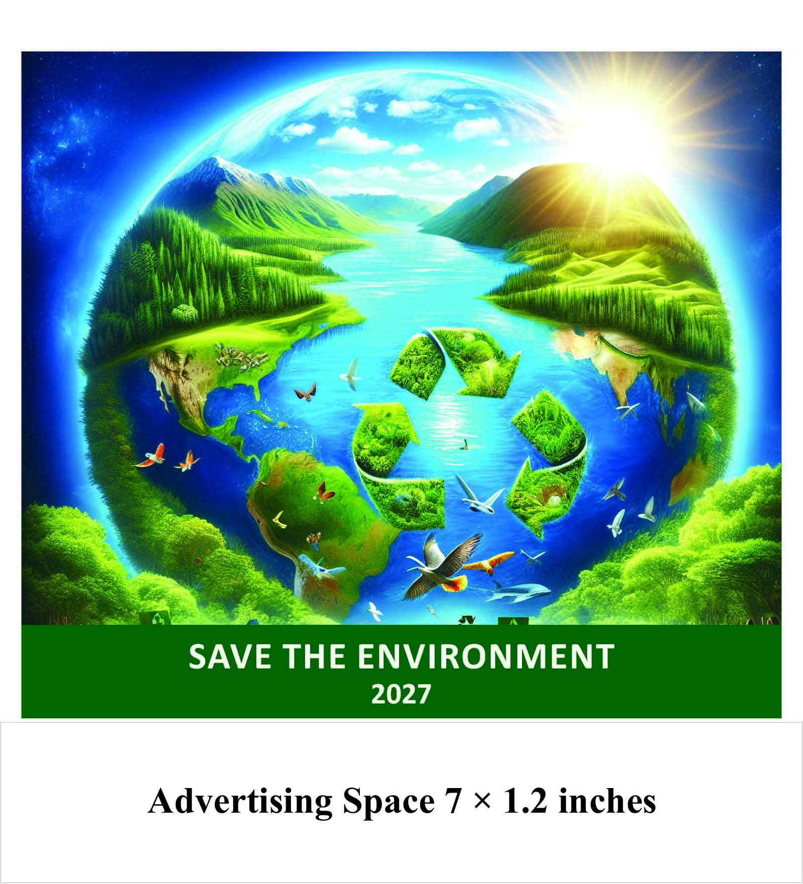 Save the Environment Desk Calendar