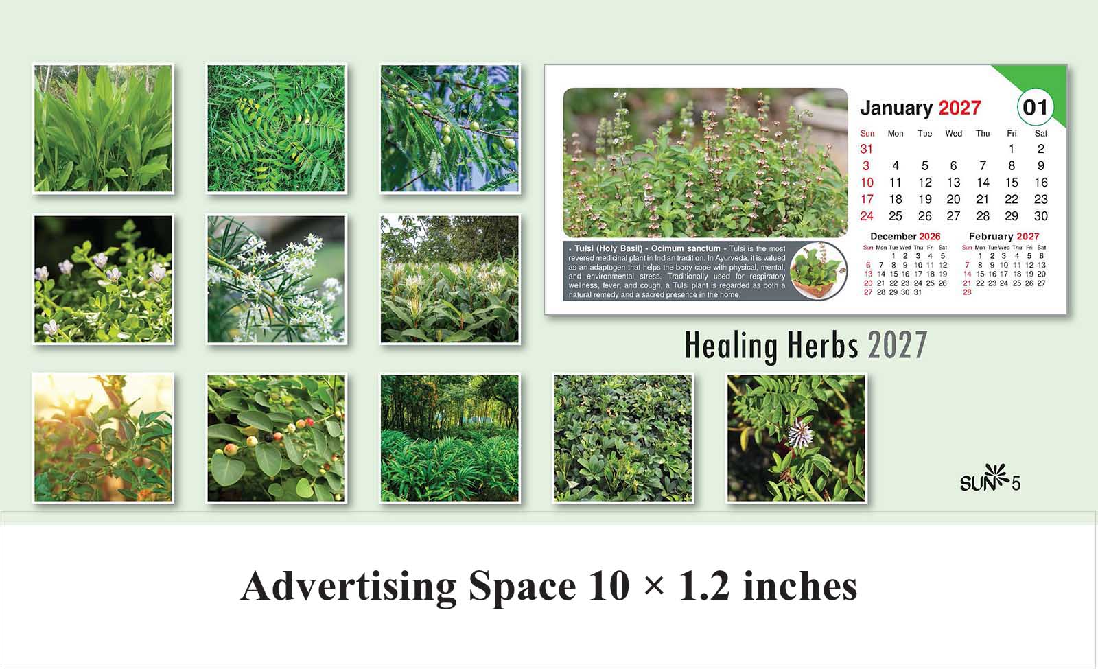 Healing Herb - Health Desk Calendar thumbnail 14