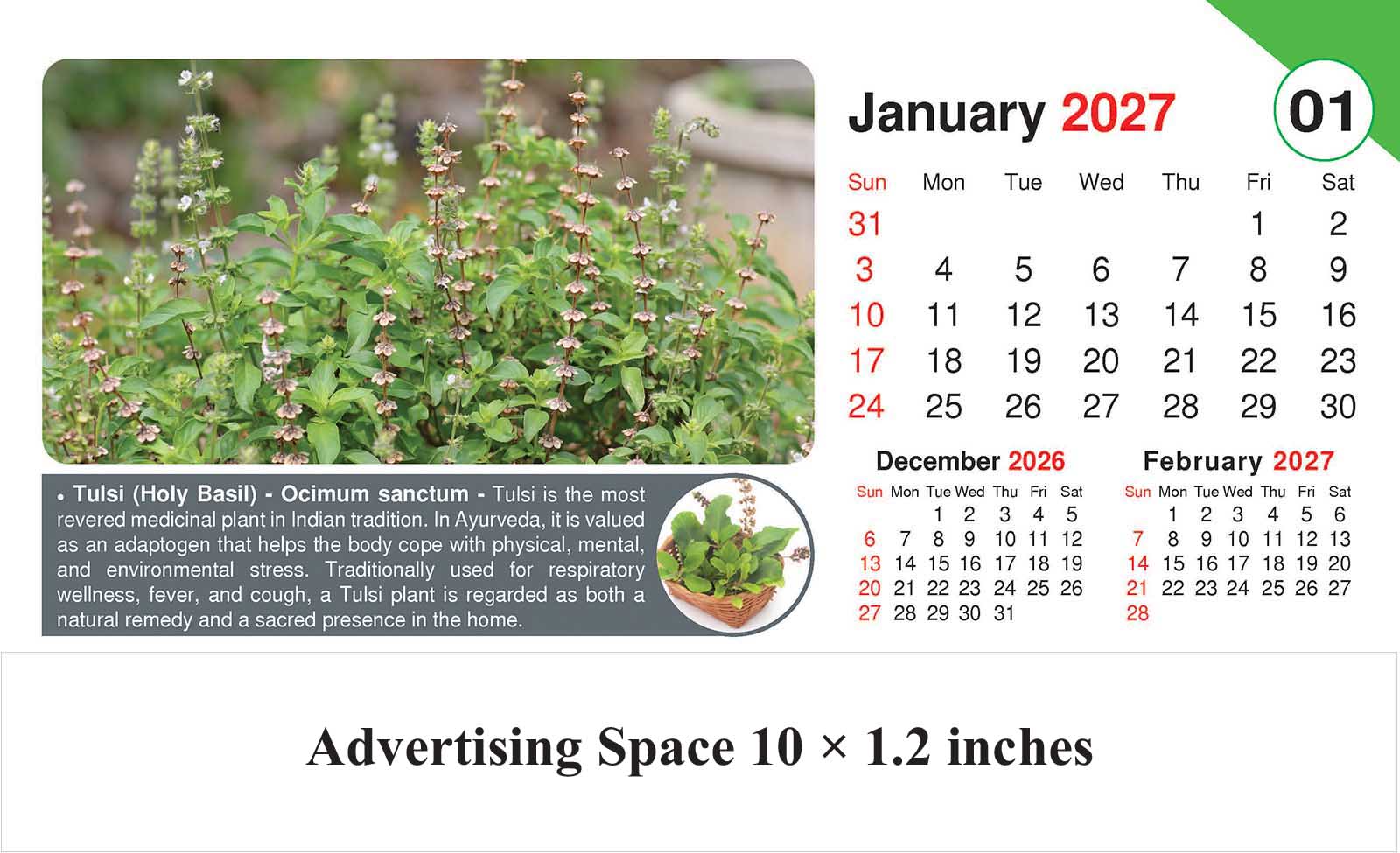 Healing Herb - Health Desk Calendar thumbnail 2