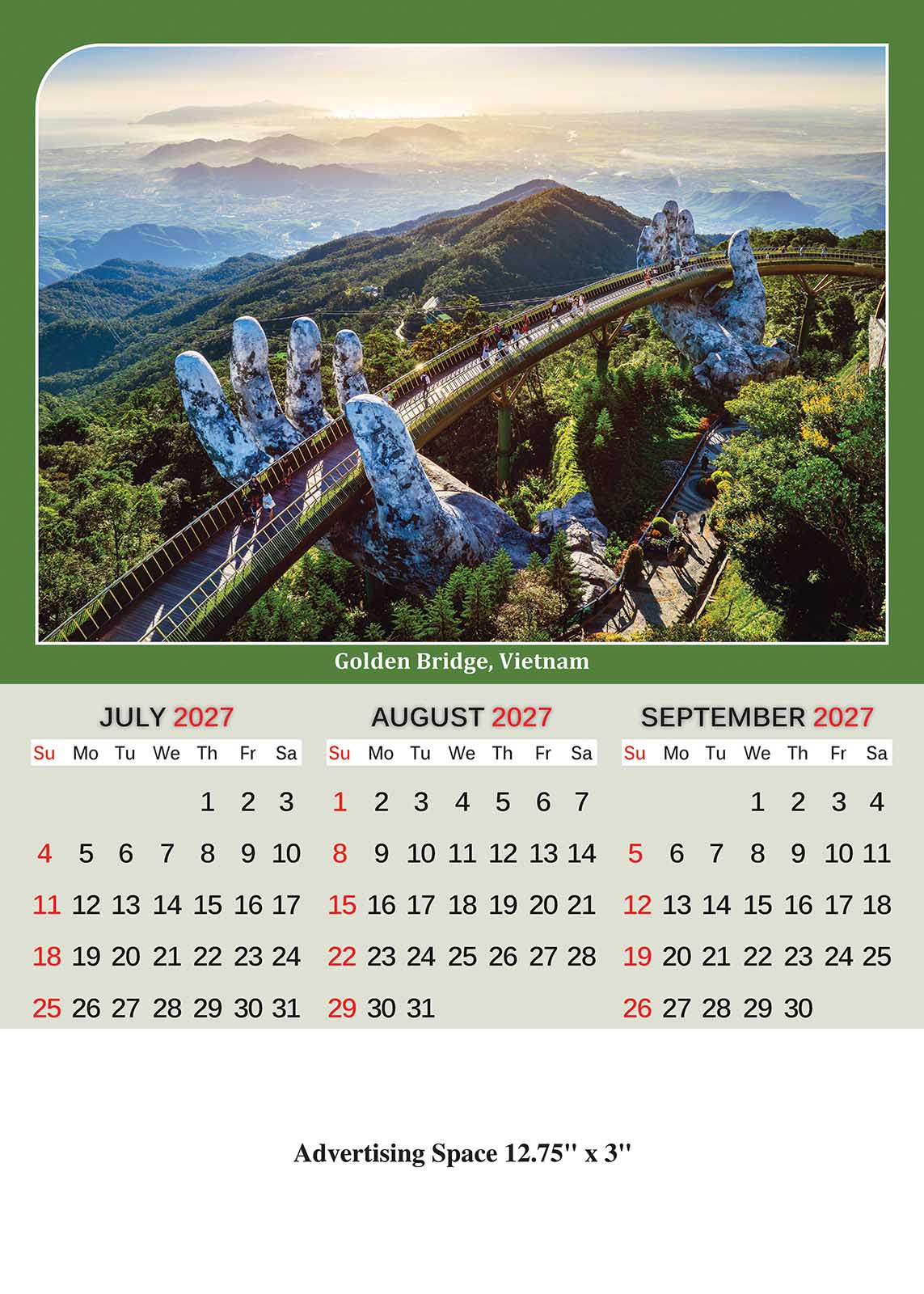 Around the World Wall Calendar thumbnail 3