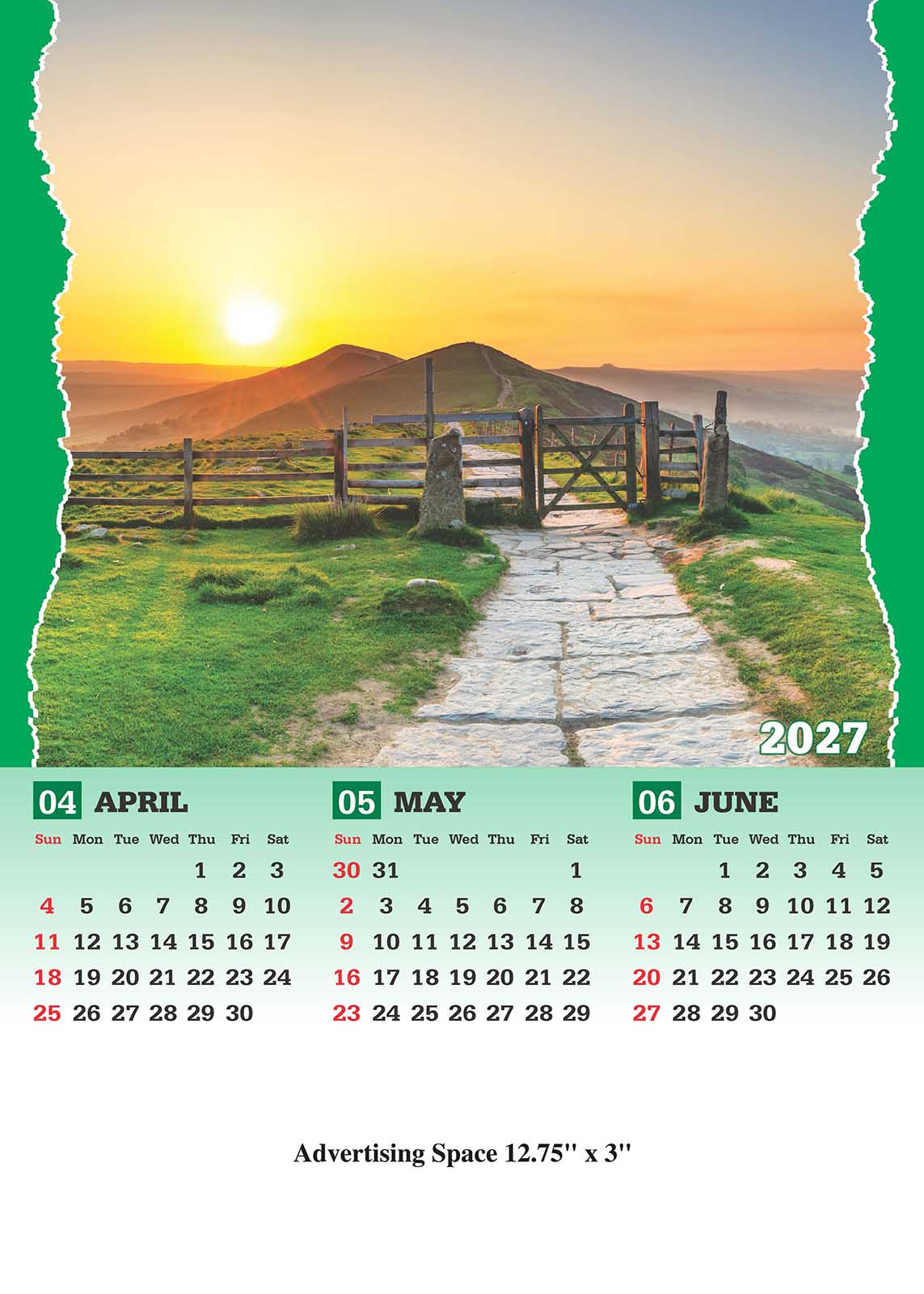 Nature 4 Sheet Wall Calendar thumbnail 2