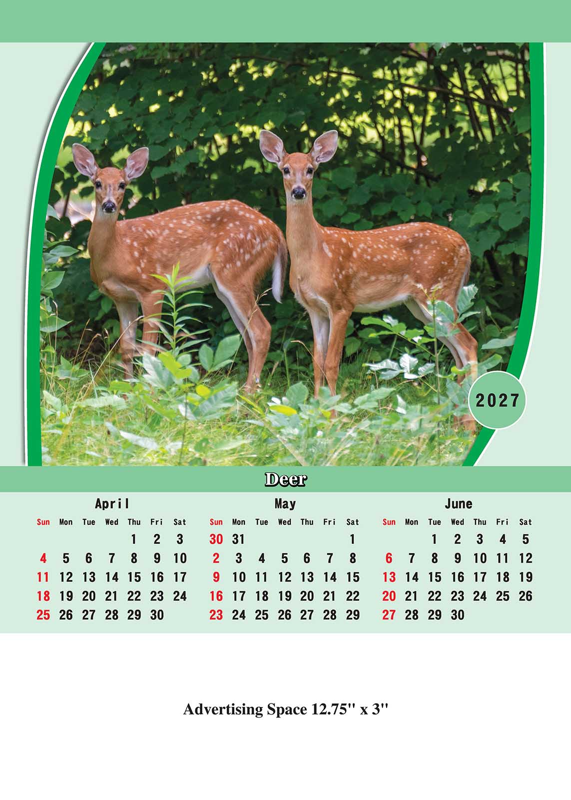 Safari Animals Wall Calendar thumbnail 2